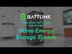 BATTLINK سه فاز بالا ولتاژ قفسه نصب شده 10-25kwh ذخیره انرژی خانگی